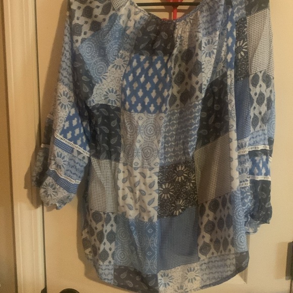 Ruby Rd. Patchwork shirt size medium - Picture 6 of 6